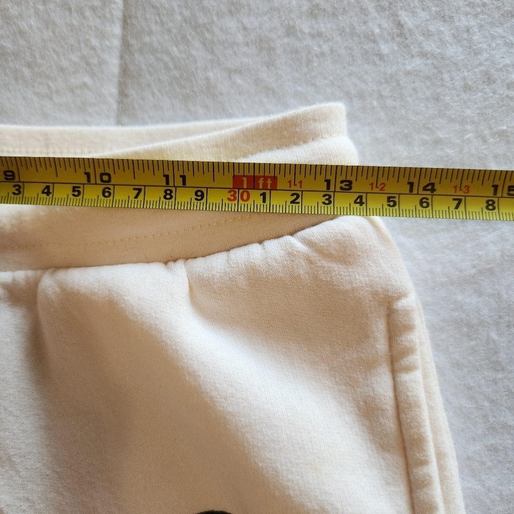 Disney cream Mickey Mouse Joggers Size Small Like new "never out of style" - Picture 8 of 10